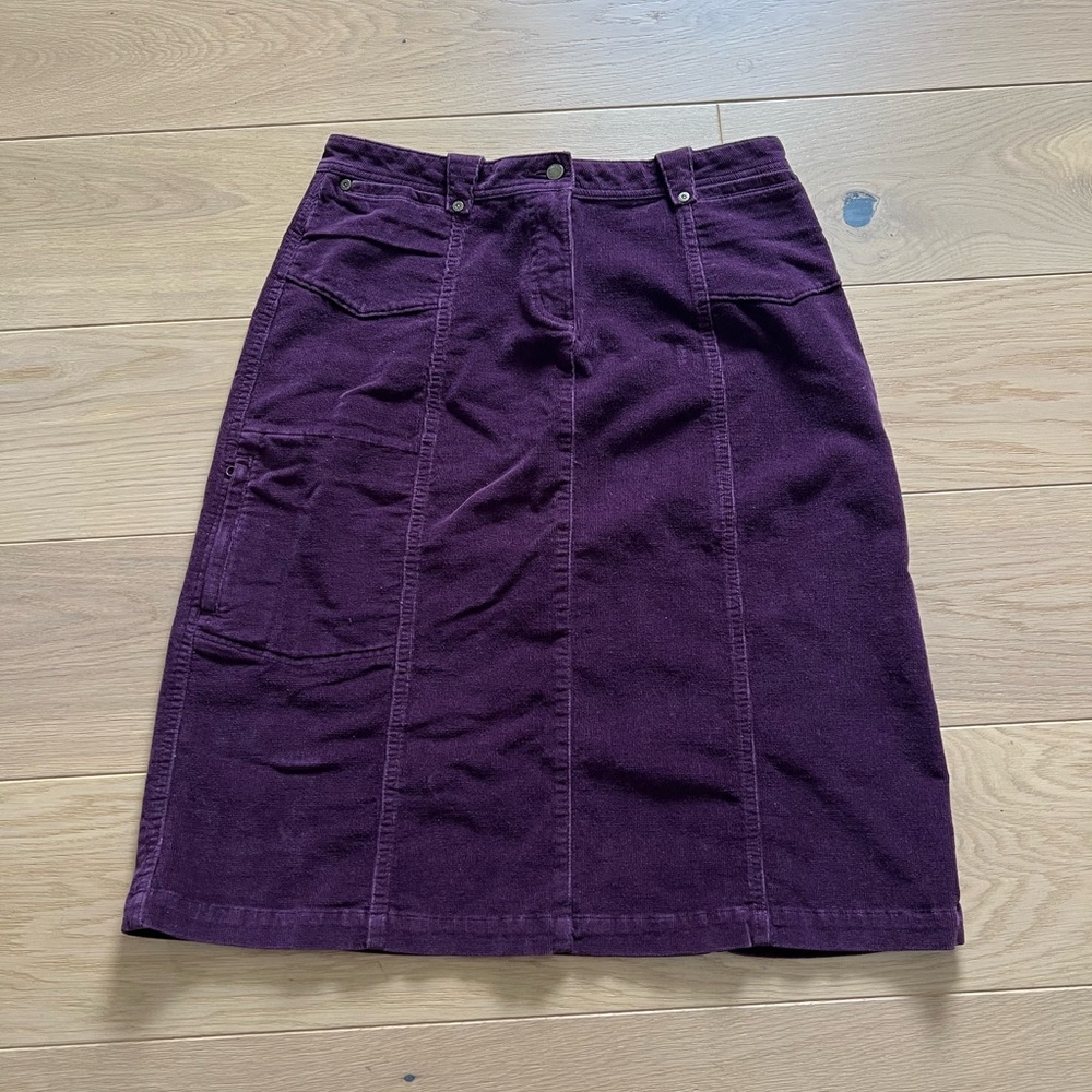 Woolrich dark Purple Corduroy Women's Skirt